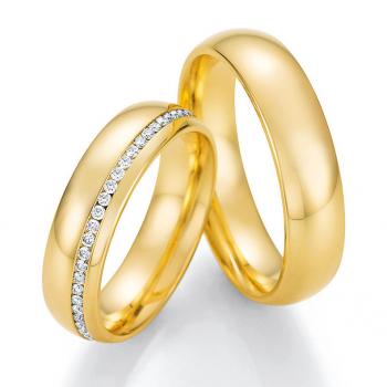 Trauringe Gelbgold von Ruesch 02/51130-055